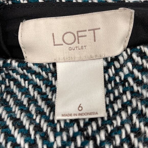 Loft Tweed Skirt Size 6 - Picture 5 of 7